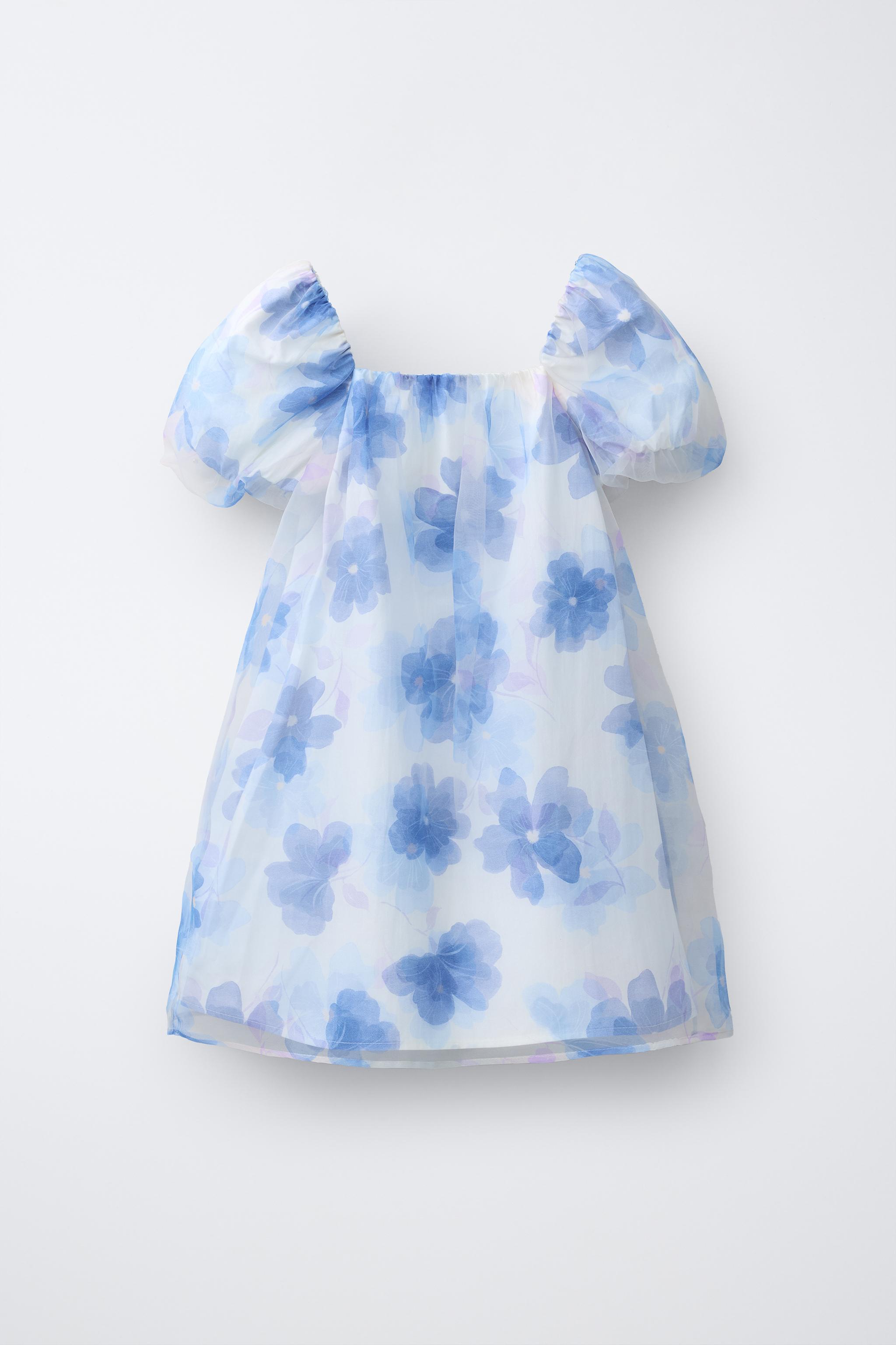 ROBE EN ORGANZA À IMPRIMÉ FLEURI